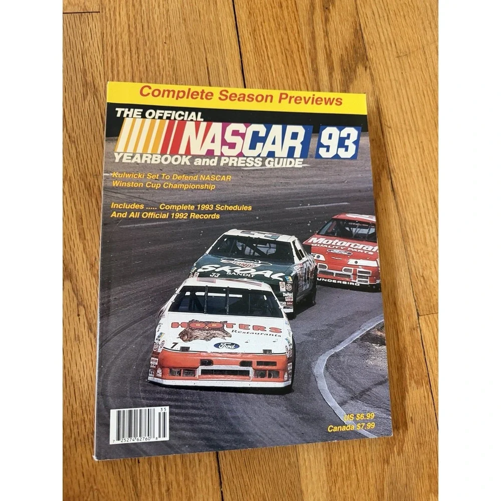 The Official NASCAR 1993 Preview And Press Guide Racing Magazine